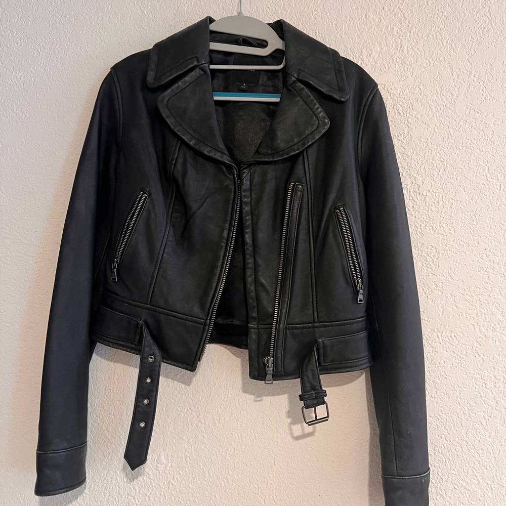 Express Leather Jacket in Like-New Condition Size Small